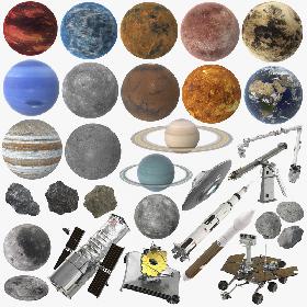Space Exploration Collection 3D model